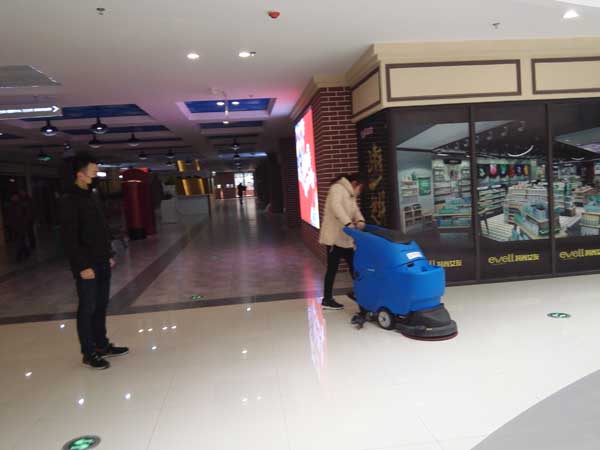 青岛平度太平洋购物中心再次购买手推式洗地机